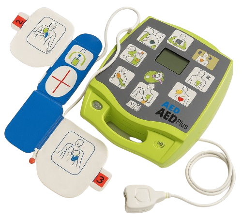Der Zoll AED Plug ist ein automatischer Defibrillator der in der ersten Hilfe genutzt wird um über Klebeelektroden Schocks zu verabreichen.